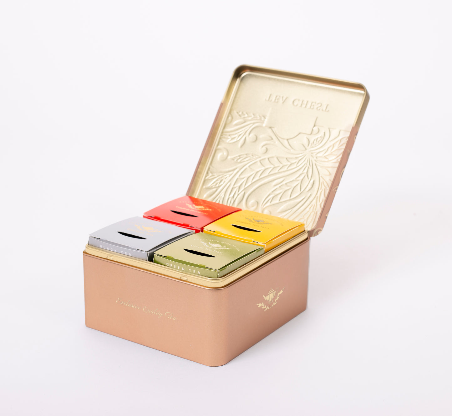 Tea Chest Four Caddy