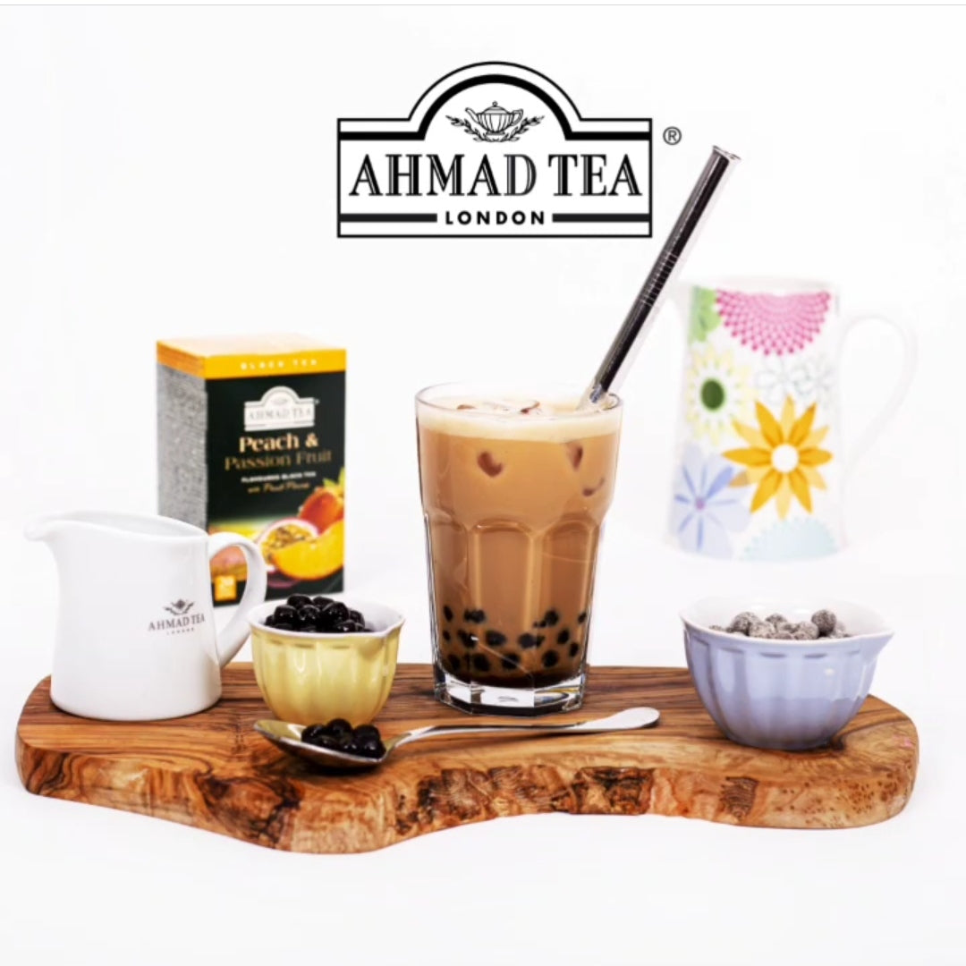 Peach & Passion Fruit Bubble Tea