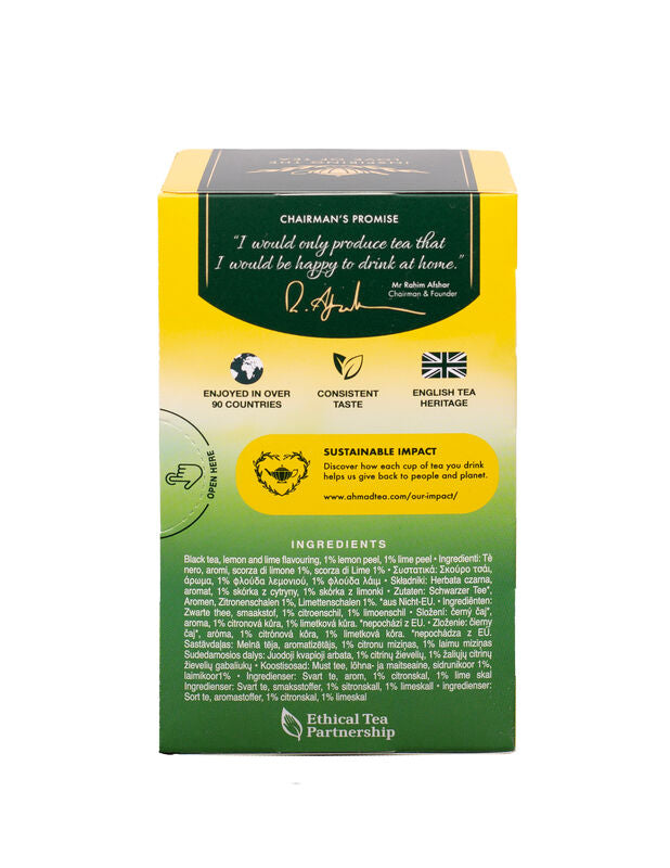 Lemon & Lime Twist Fruit Black Tea CARTON