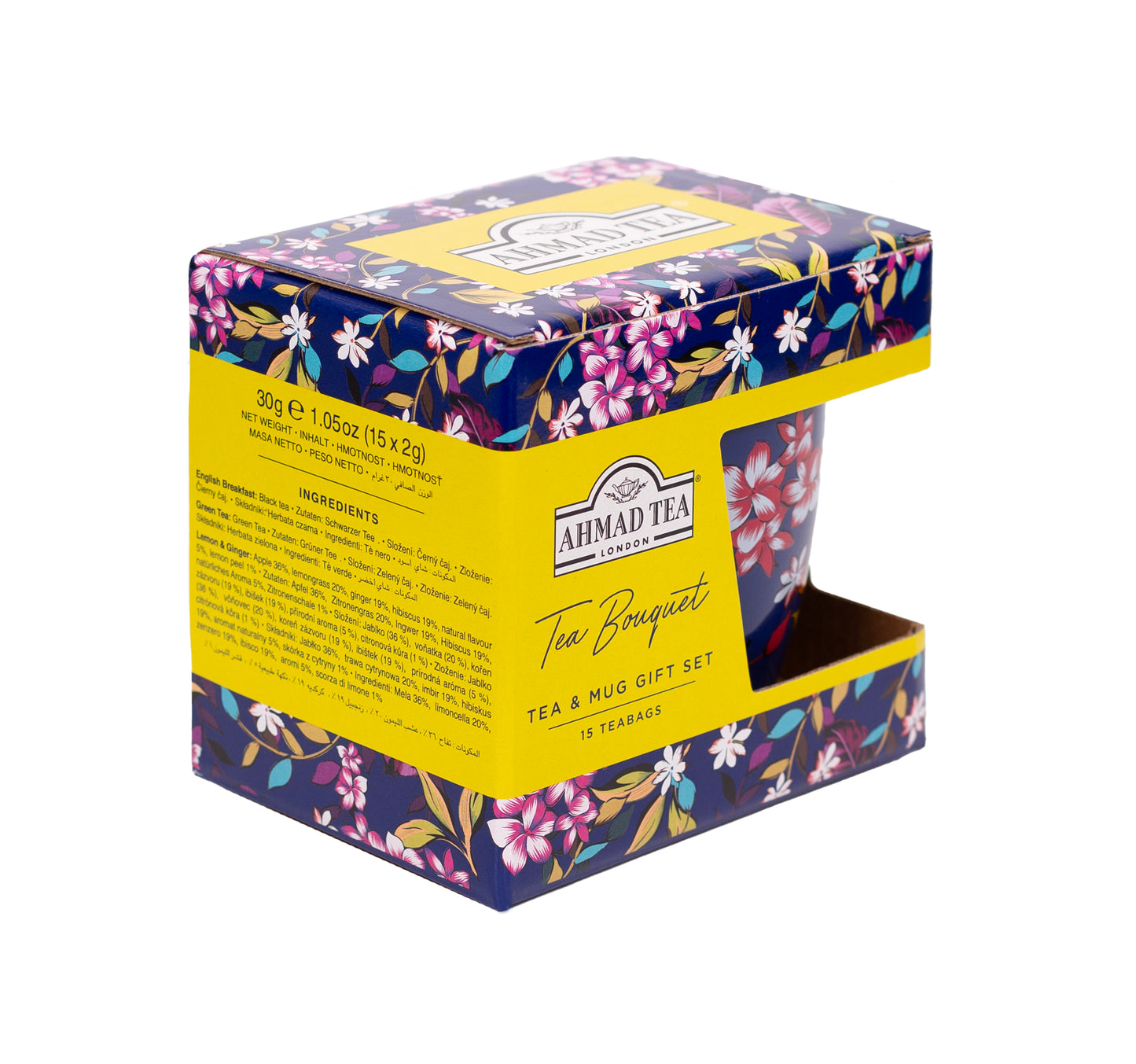 Bouquet Tea Mug Gift Set