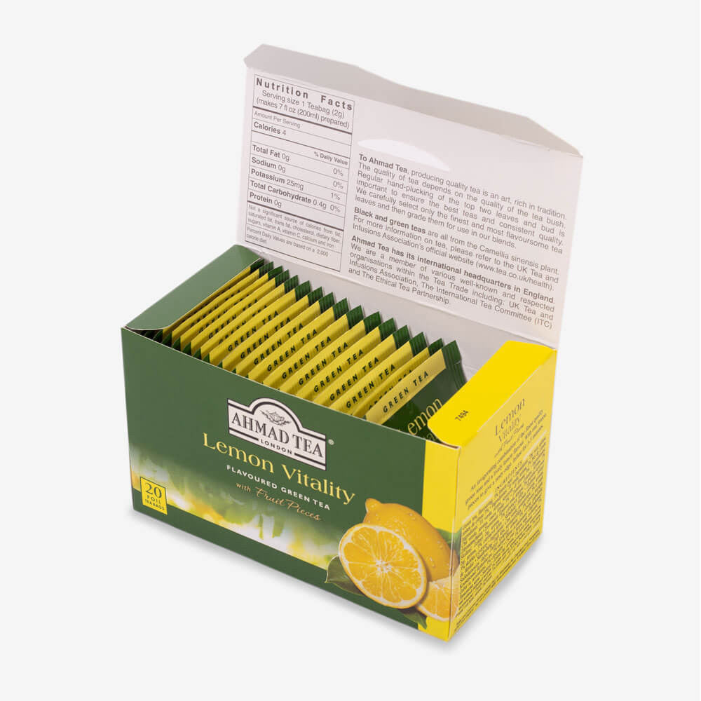 Lemon Vitality Green Tea CARTON