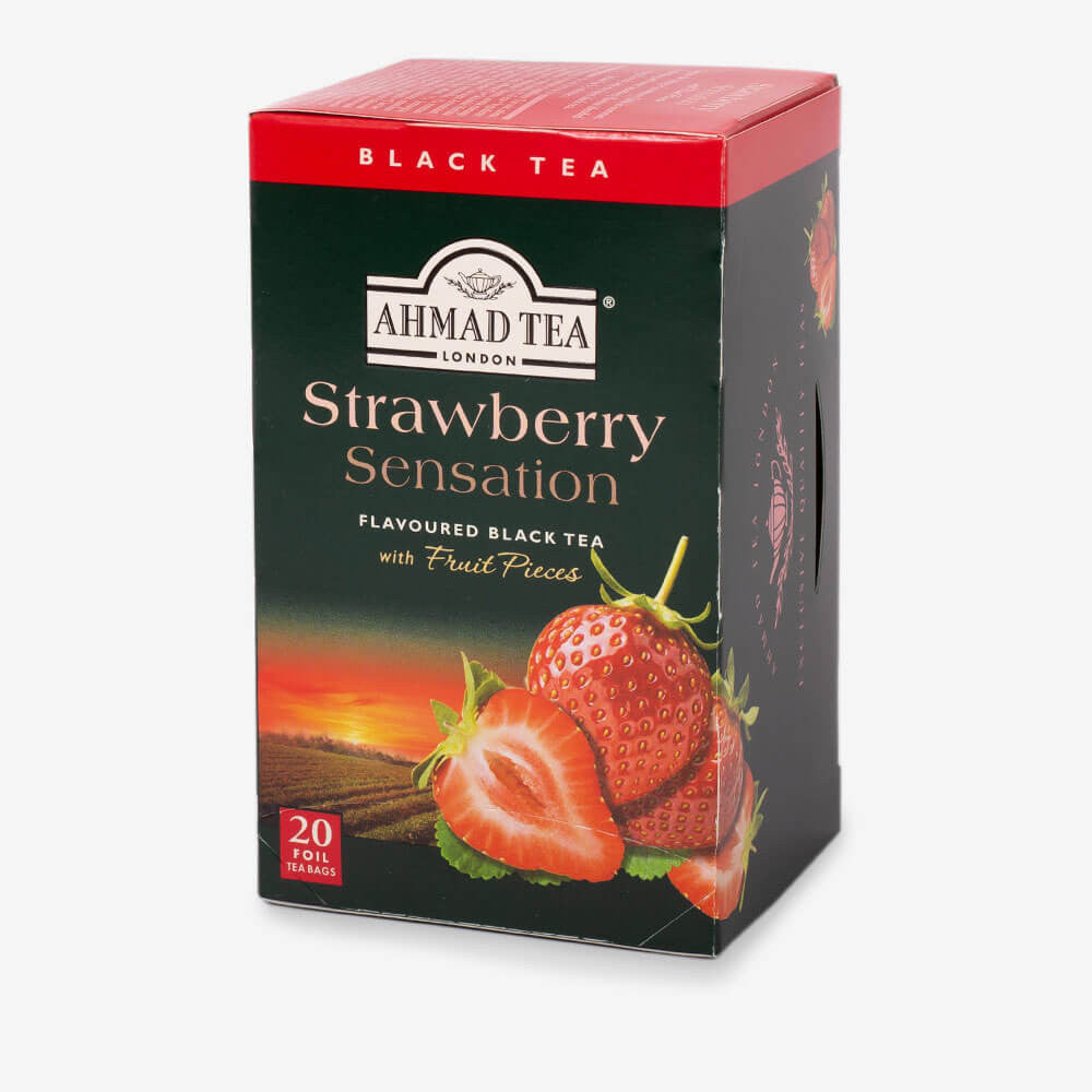 Strawberry Sensation Fruit Black Tea – Ahmad Tea Nigeria