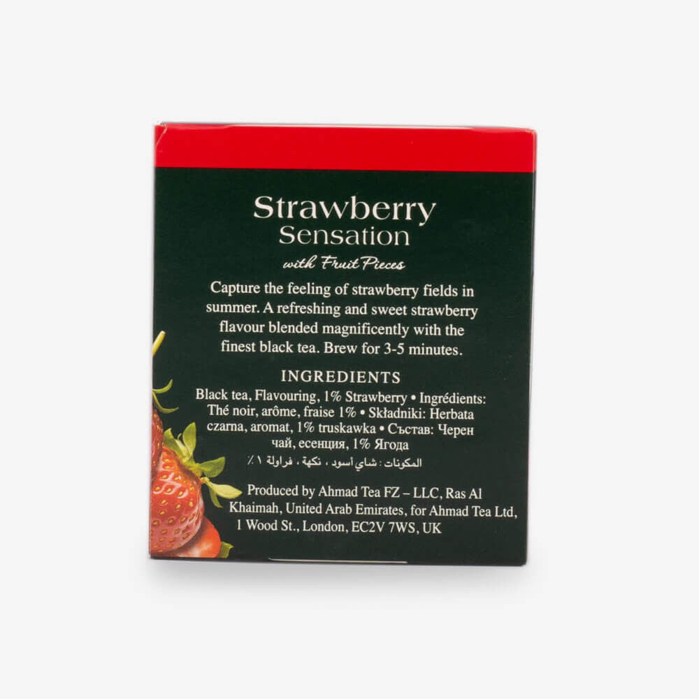 Strawberry Sensation Fruit Black Tea CARTON